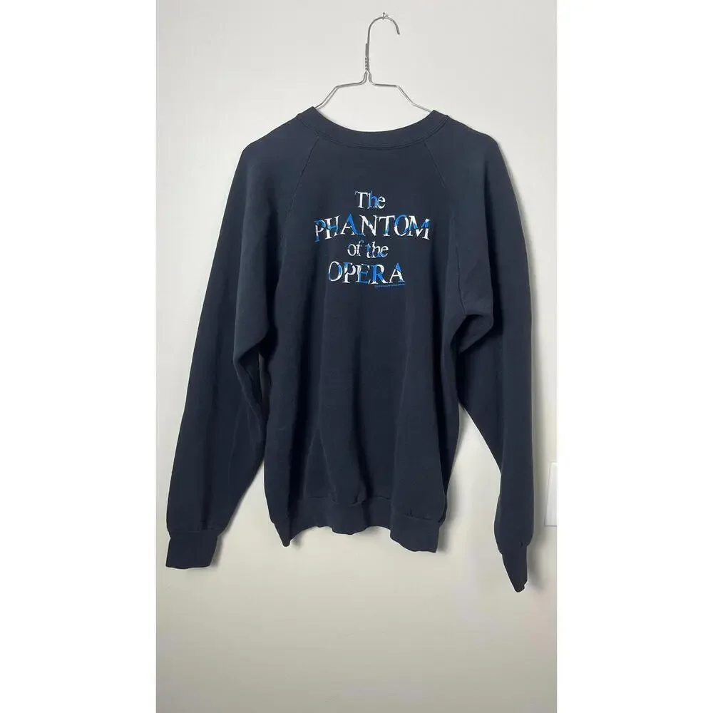 VTG 1986 PHANTOM OF THE OPERA MOVIE PROMO CREWNECK - Picture 3 of 8